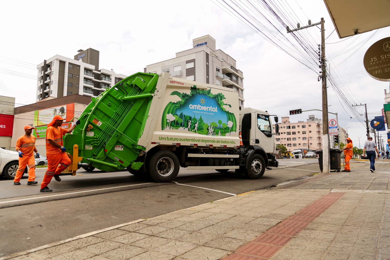 Semasa informa rotas da coleta de resíduos domiciliares
